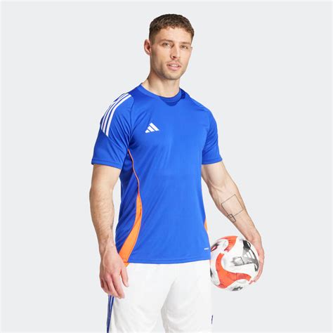 adidas voetbalshirt blauw|Adidas voetbalshirt.